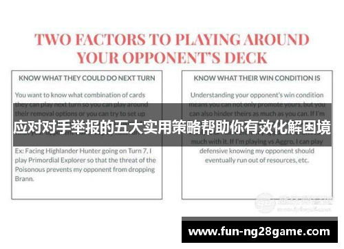 应对对手举报的五大实用策略帮助你有效化解困境